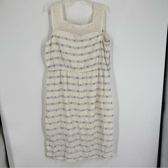 Old Navy Women’s Square Neck Striped Midi Summer Dress size XL - Picture 3 of 3